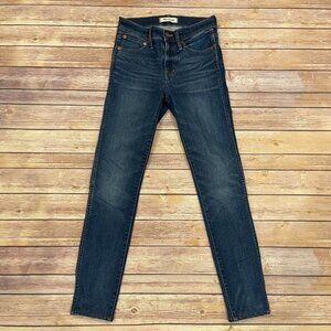 Madewell 9 Inch High Rise Skinny Jeans Patty Wash